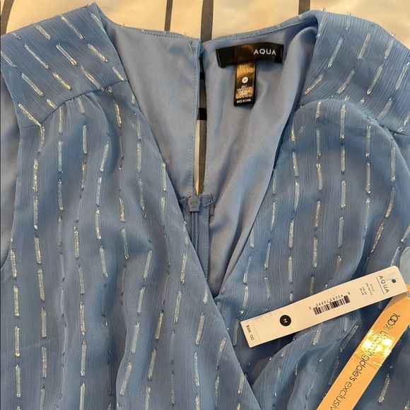 Aqua Ladies blue and silver dress by AQUA!
Intended to hit mid thigh. NWT - Picture 1 of 7